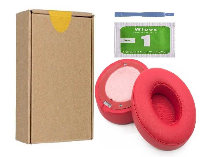 Set 2 bureti pentru casti Beats Solo 3 / 2 On-Ear, Spuma cu memorie