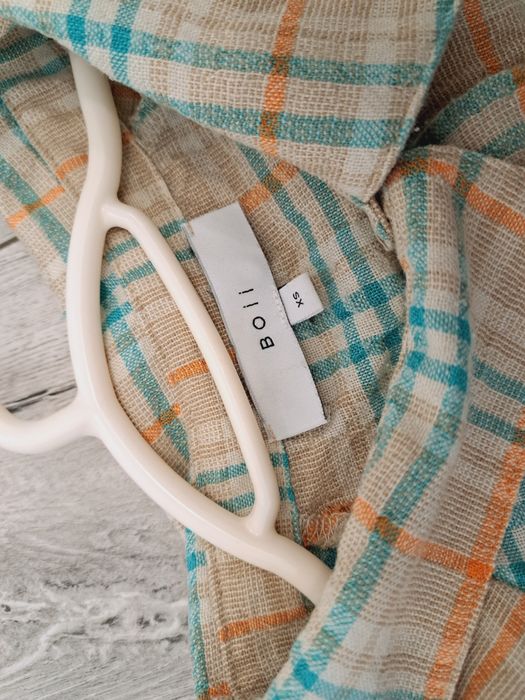 Boii разкроена рокля каре р-р С