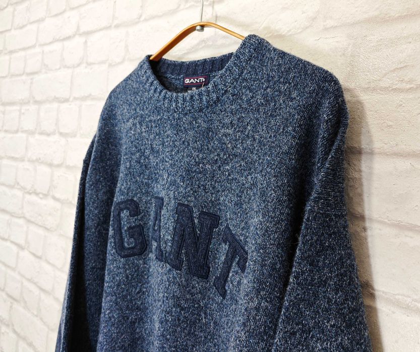GANT 100% Агнешка вълна Оригинален мъжки пуловер размер XXL / 2XL НОВО