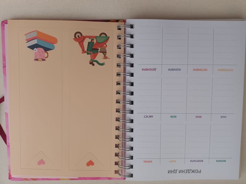 НОВ комплект планер и козметичен к-кт, Спиди/лично предаване