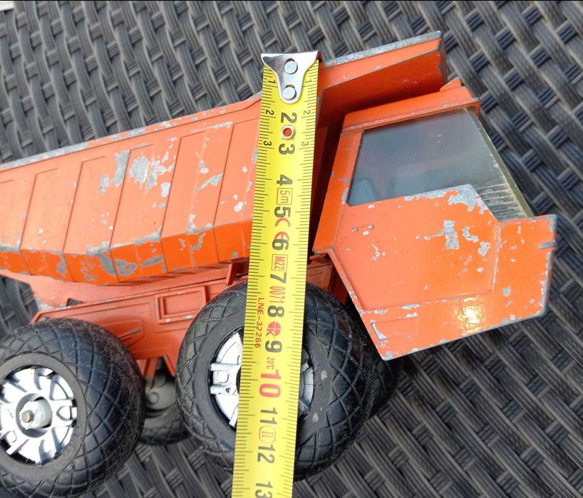 Jucarie metal camion IDEAL BULL vintage mare 25/10 cm toy colectionari