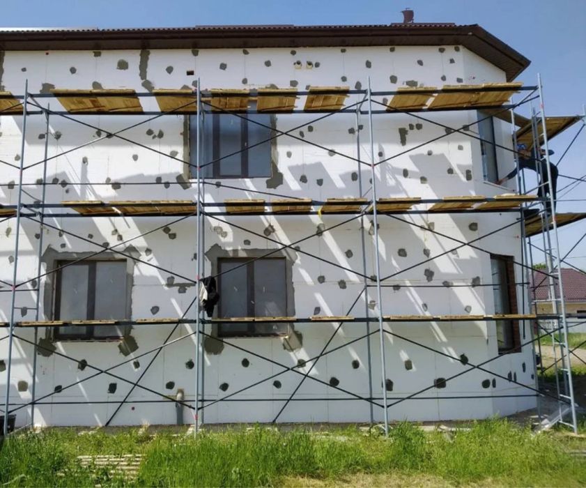 утепление Базалет фасада ватой теплоизоляция