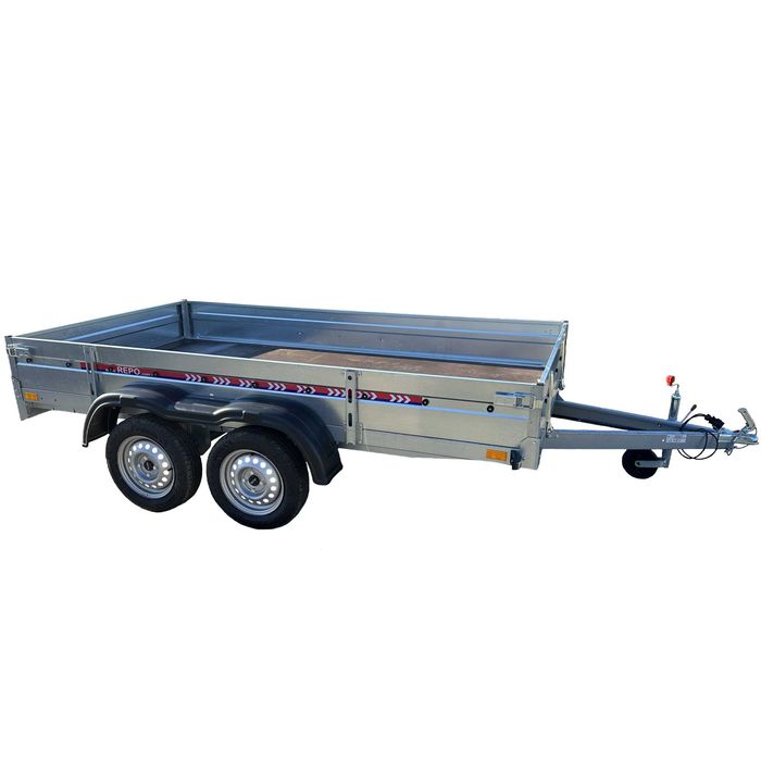 Remorca Noua REPO, fab RO, dublu ax, carte RAR, 3m/1.6m 7690 ron