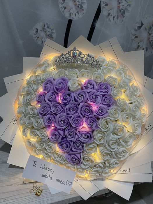 Buchete din trandafiri de sapun