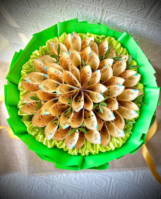 Букеты из денег (букеты из купюр)
