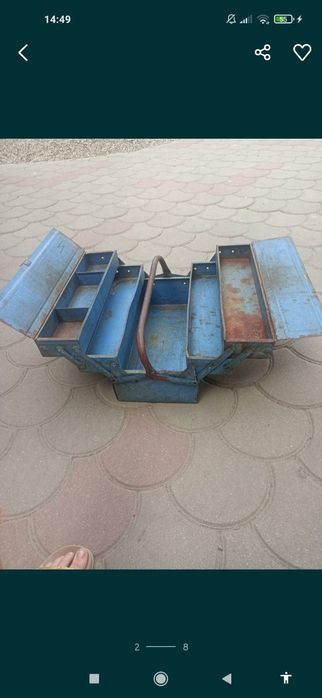 Vând ladă/ trusa de scule tabla