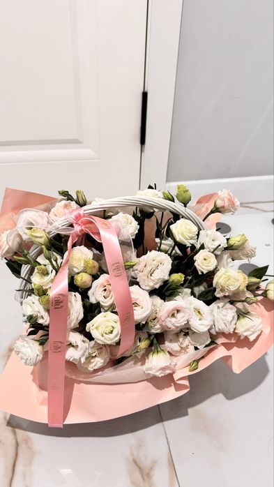 Букет на корзинке