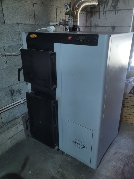 Centrala peleti sau lemne  combo Abc  de 40 kw