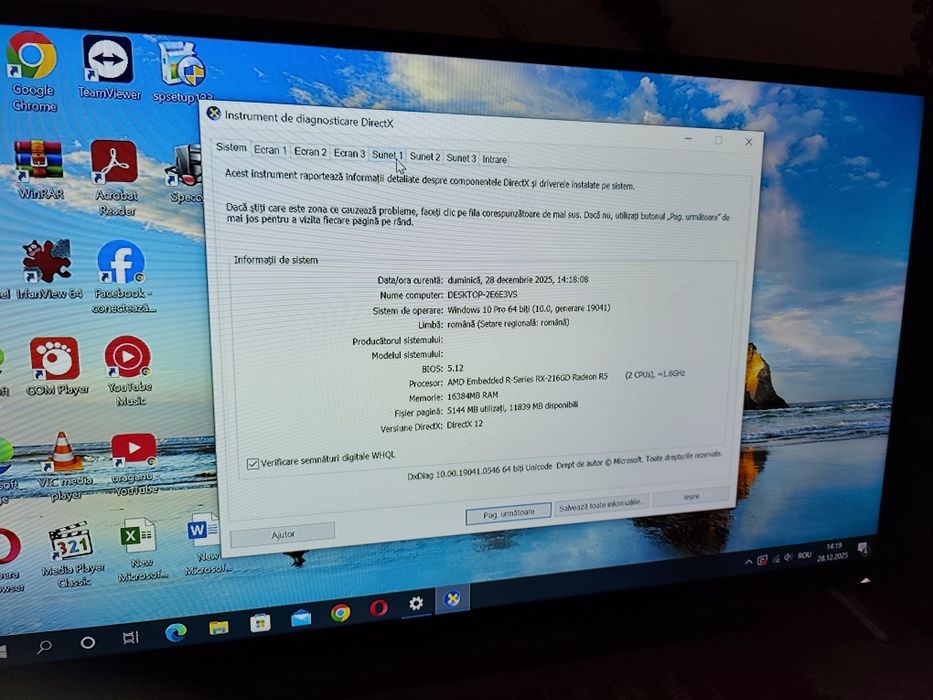 Mini pc 16Gb Ram 2ssd nvme de 256