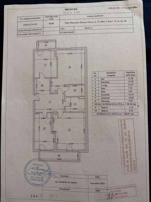 Apartament 3 camere, 108 mp, lângă Parcul Tudor Arghezi, Metro