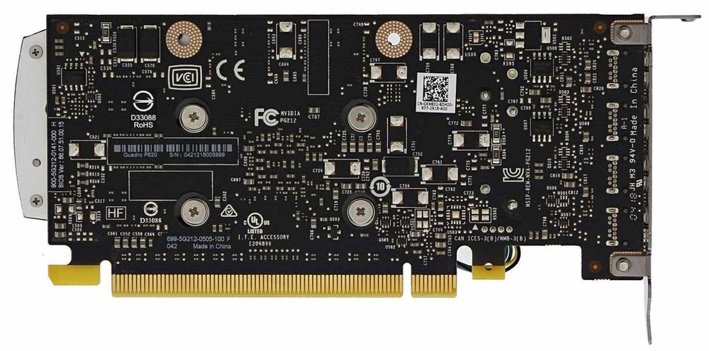 Видео карта GPU NVIDIA Quadro P620 2GB GDDR5 128bit + HDMI Адаптер