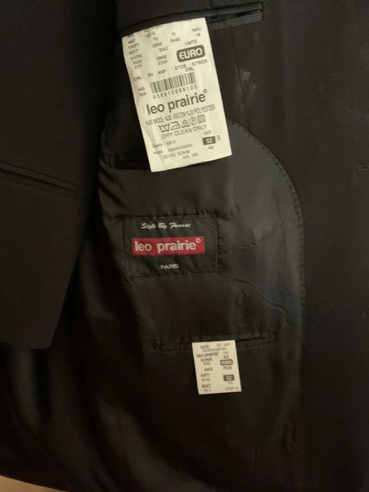 Costum elegant, 3 piese, nou, Leo Prairie, marimea 52