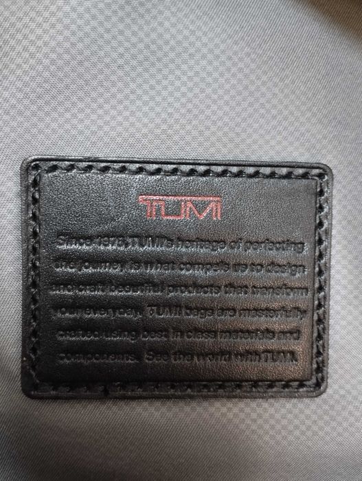 Rucsac Tumi pentru laptop Alpha II, Negru, din Piele naturala
