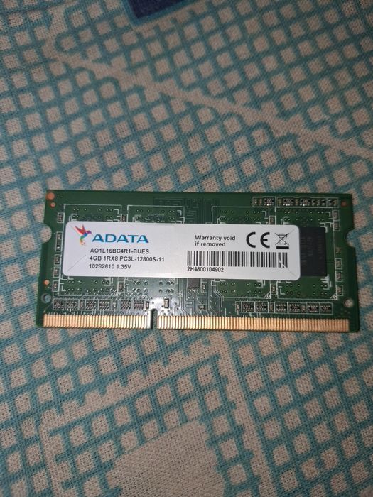 Notbook zapchast batareka acer AS16A5K Ram1 4gb 1Rx1