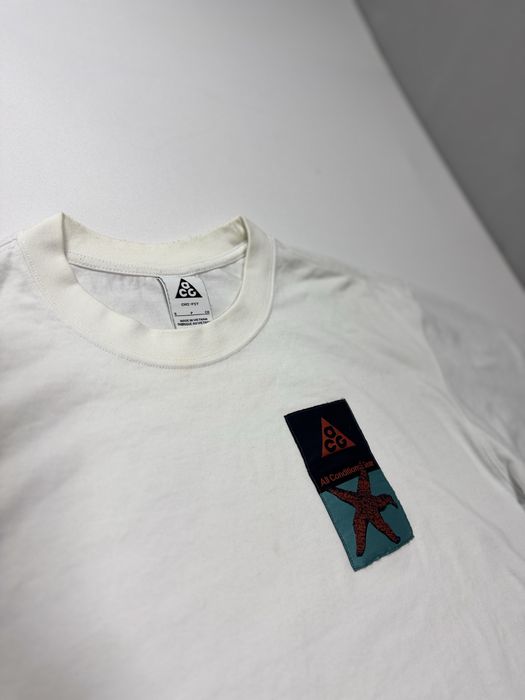 Tricou Nike ACG  star fish white & blue