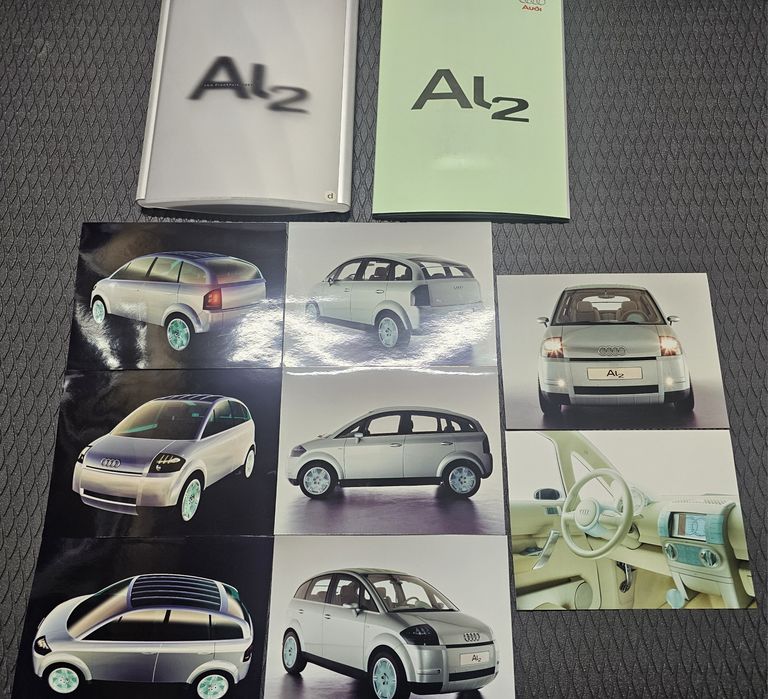 Mapa de presa de la IAA Frankfurt 1997 cu Audi Al2 (studie/concept)