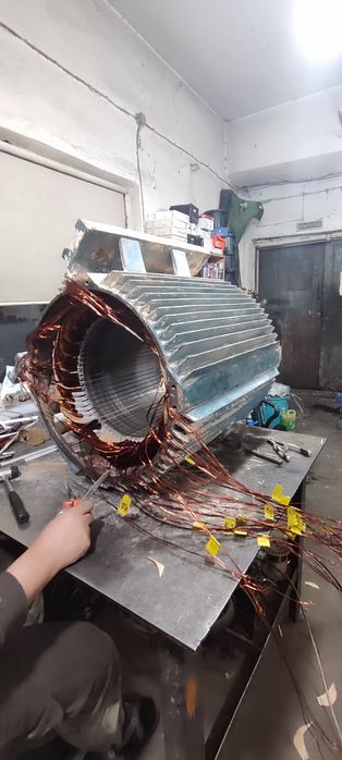 Перемотка,ремонт электродвигателей