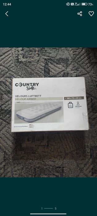 Saltea și pompa de umflat