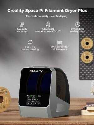 Uscător de filament Creality Space Pi Plus – NOU, SIGILAT