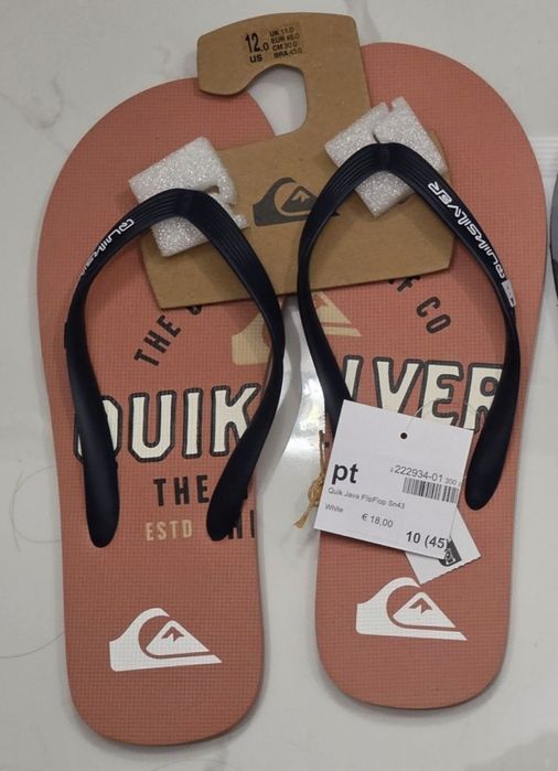 Нови джапанки Quiksilver номер 45