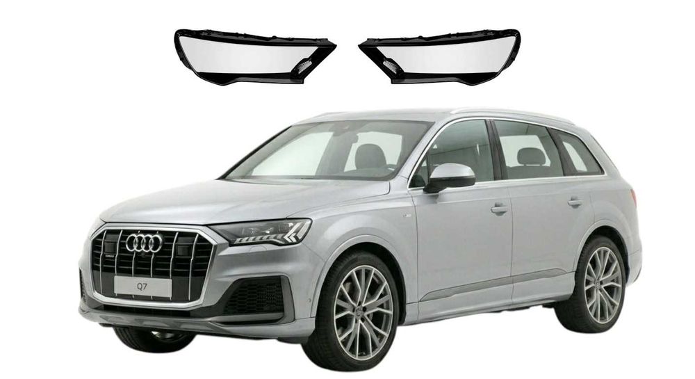 Стъкла за фар Audi Q7 2020-2022, Капаци за фар Audi Q7 4M Face Фейс