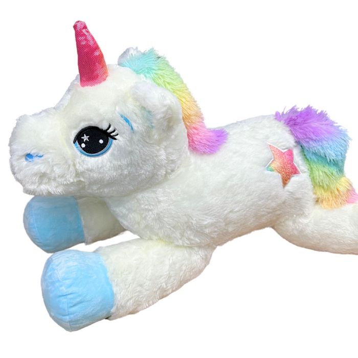 Плюшена играчка еднорог 80 см