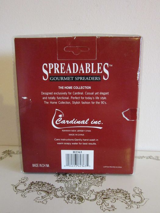 cadou rar Craciun Cardinal Gourmet Spreaders set inox Colectie 1990