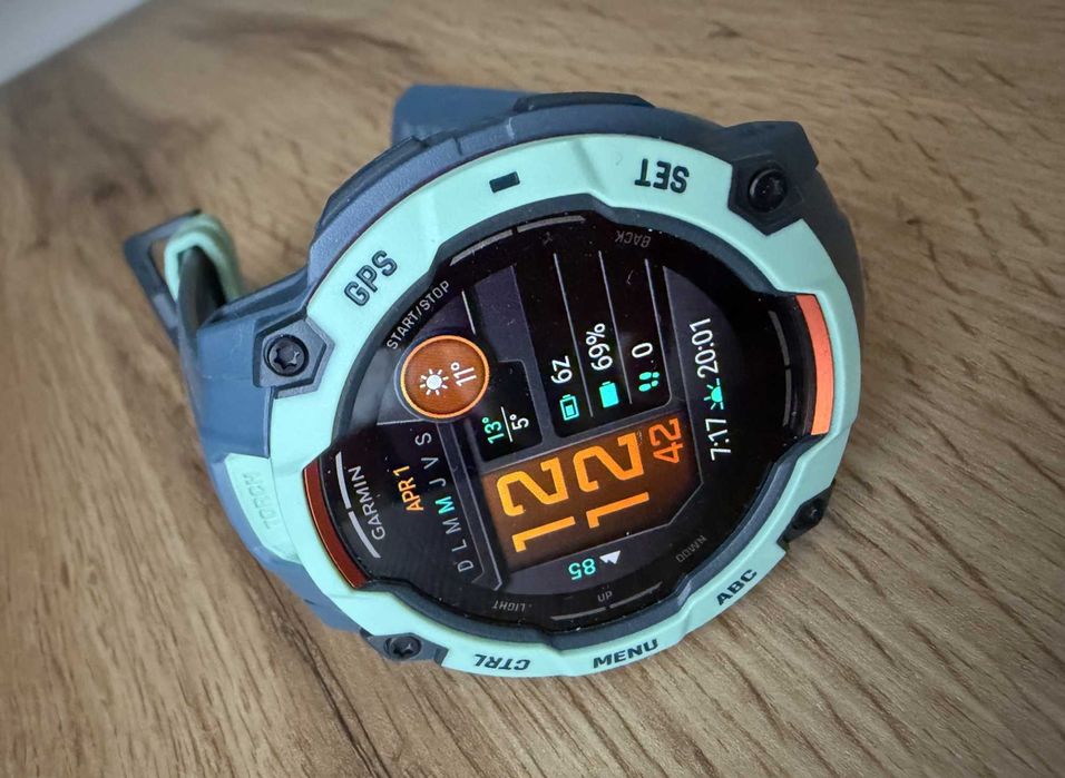 Garmin Instinct 3, 50mm, AMOLED, Neotropic, curea Twilight