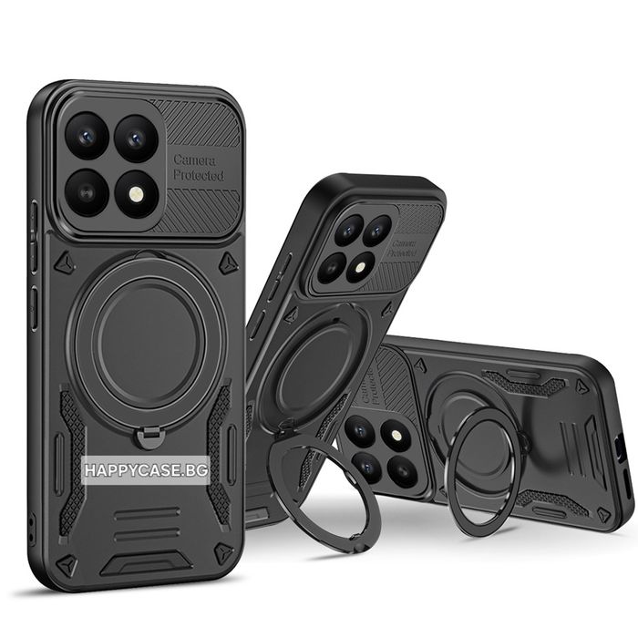 Xiaomi 17T Pro / RING ARMOR Удароустойчив кейс гръб с пръстен