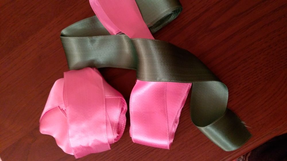 Лента атласная натуральная