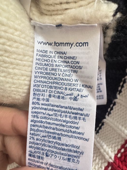 шерстяной свитер Tommy