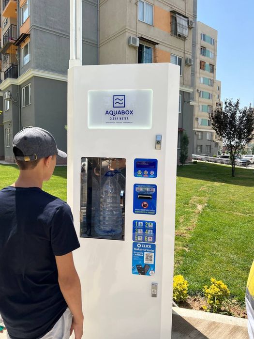 AQUABOX vending suv filtrlovchi aparat