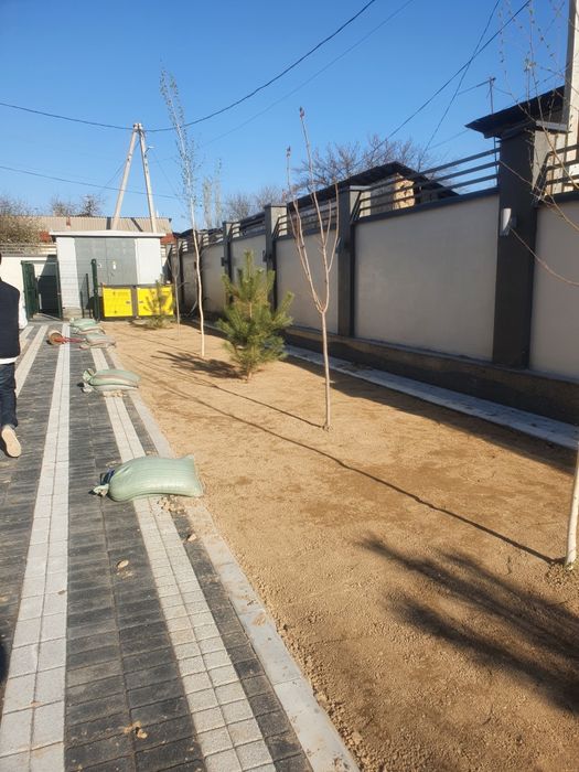 Газон екиш хизмати ландшафт