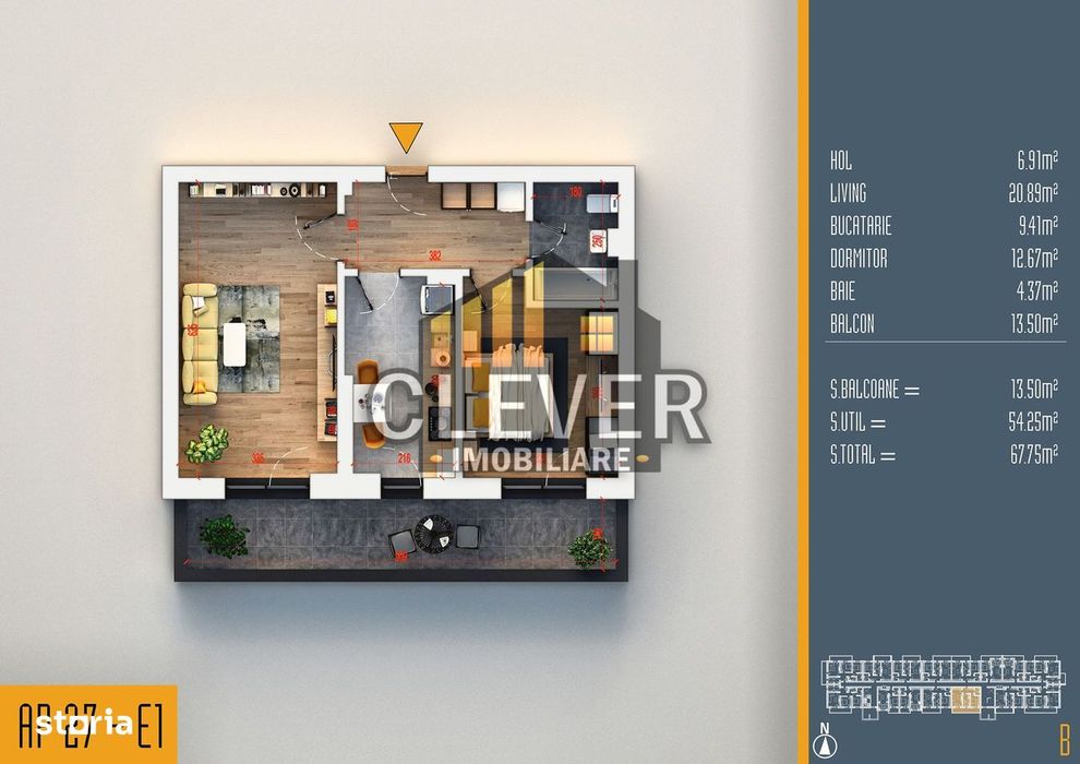 Ideal investitie Apartament Spatios 2 camere Th. Pallady Comision 0