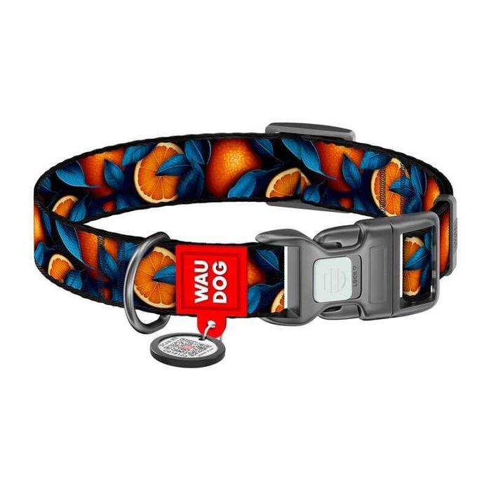 WAUDOG Комплект Повод и Нашийник за Куче M | QR Smart ID | Premium Nylon | Оригинален
