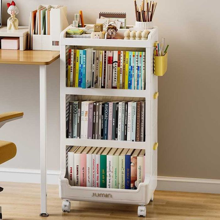 Напольная книжная полка, 4 уровня