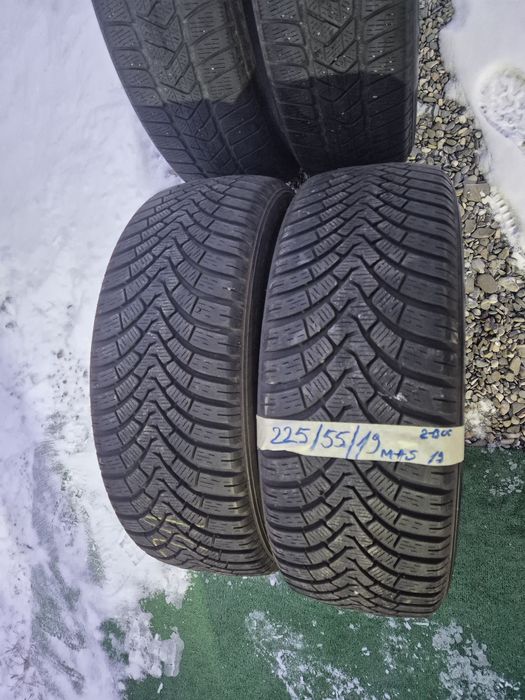Vând cauciucuri 225/55/19 M+S 2și2 imp Germania