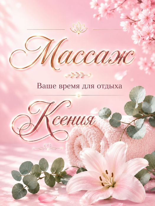 Массаж расслабляющий