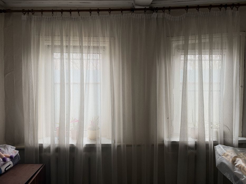 Тюли с гарнинами на люверсах