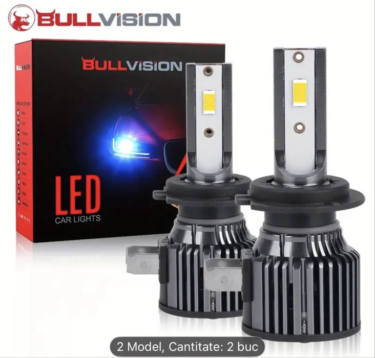 BULLVISION set 2 becuri led h7