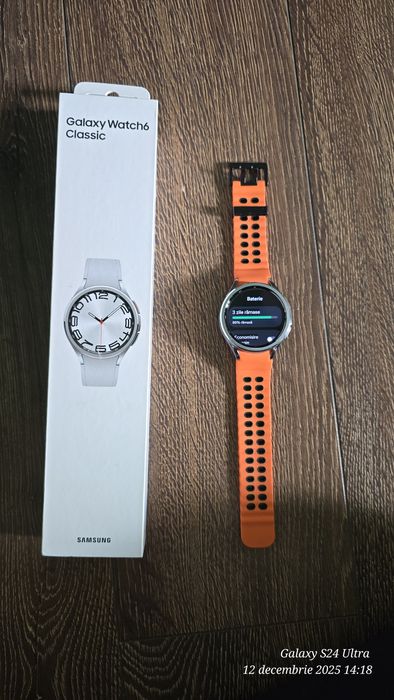 Samsung  smartwatch  6 clasic (47mm )