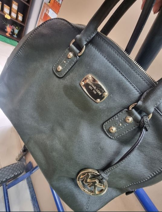 Michael Kors Cindy дамска зелена чанта MK