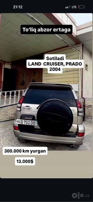 Land crusier prado 2004