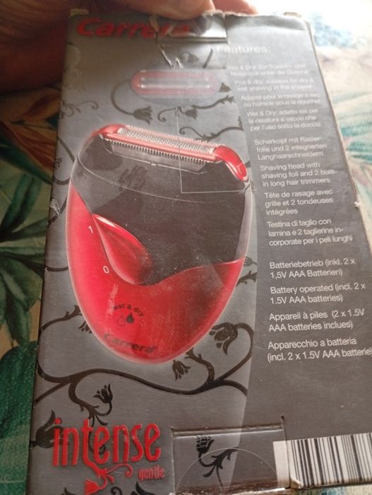 Ladyshaver Carrera Intense Gentle Wet&Dry – rasoi electric femei,