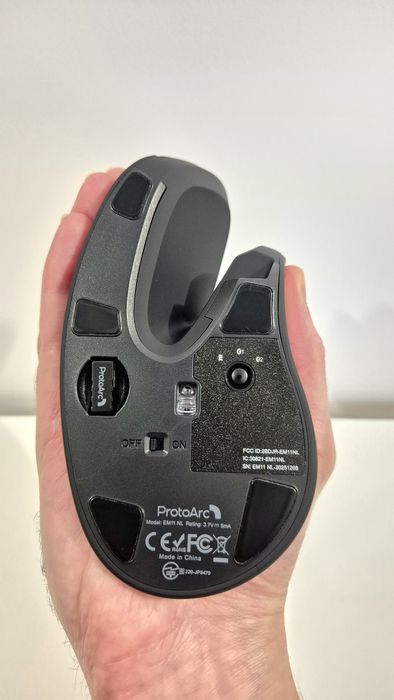 Mouse Vertical Ergonomic ProtoArc EM11 NL