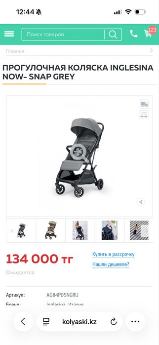 Прогулочная коляска Inglesina Now