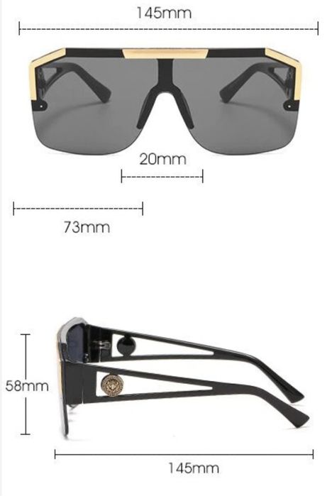 TOM FORD Дамски слънчеви очила маска модел 2024г защита 100% UV400 HD