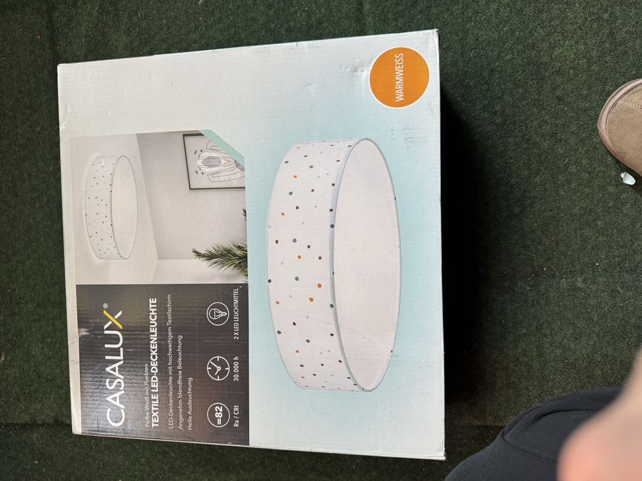 Текстилен полюлей с две крушки