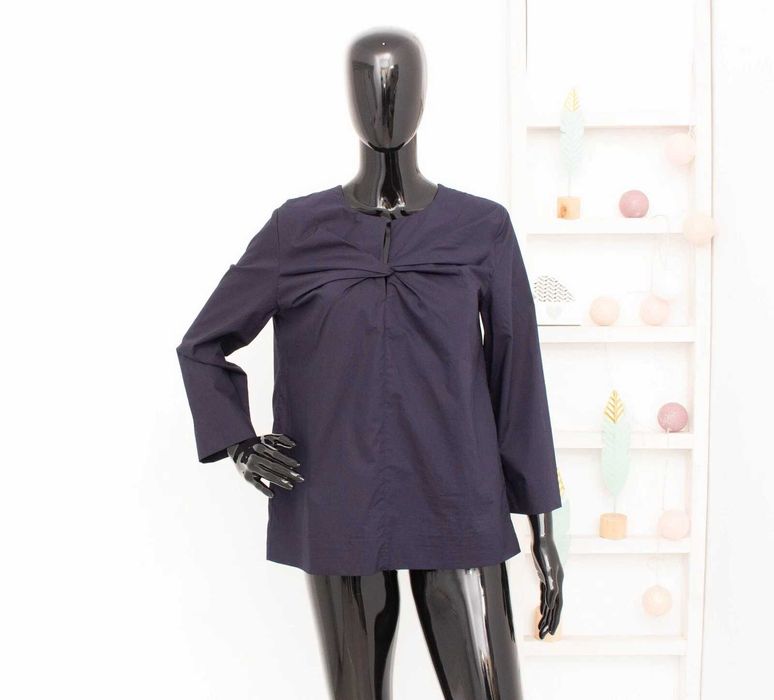 COS оригинална дамска блуза синя с twist елемент 38 S  нова