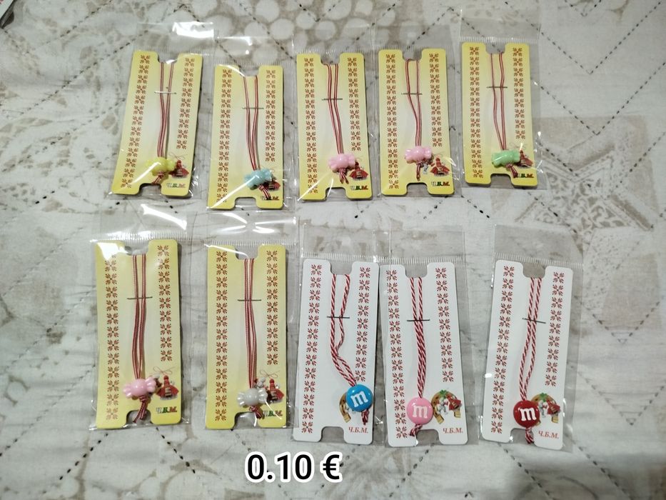 Продавам различни видове мартеници